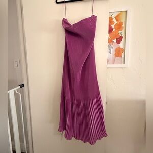 Abercrombie & Fitch Lilac Pleated Dress